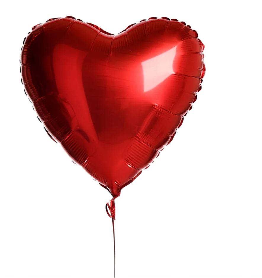1x 18 " Heart Foli Ballon